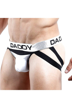 Daddy White Multi-Strap Jock-Thong thumbnail 3