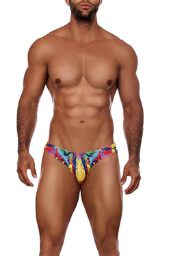 Daniel Alexander Printed Explosion Slip Bikini Brief thumbnail 1