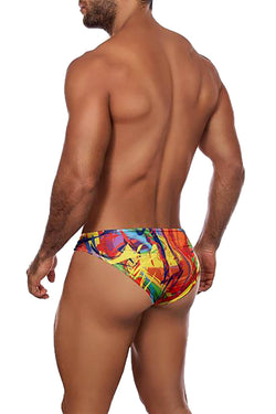 Daniel Alexander Printed Explosion Slip Bikini Brief thumbnail 3