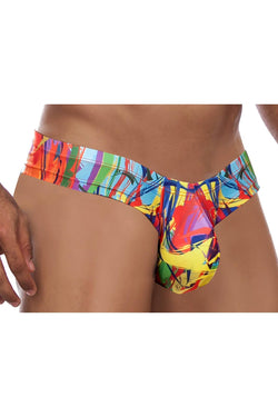 Daniel Alexander Printed Vibrant Colorful Slip Thong thumbnail 2