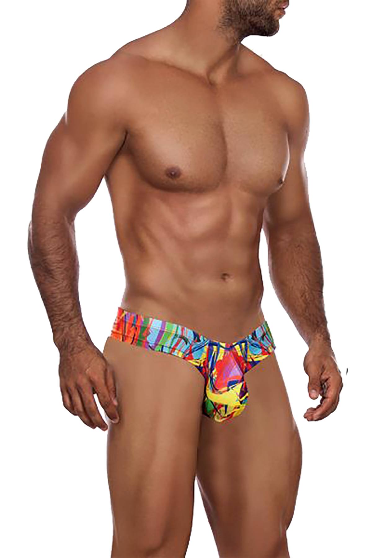 Daniel Alexander Printed Vibrant Colorful Slip Thong