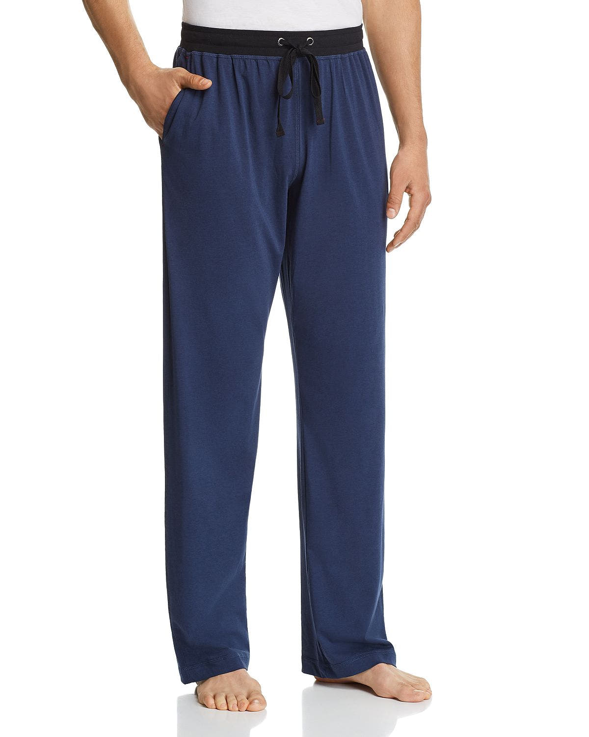 Daniel Buchler Contrast Lounge Pants Navy