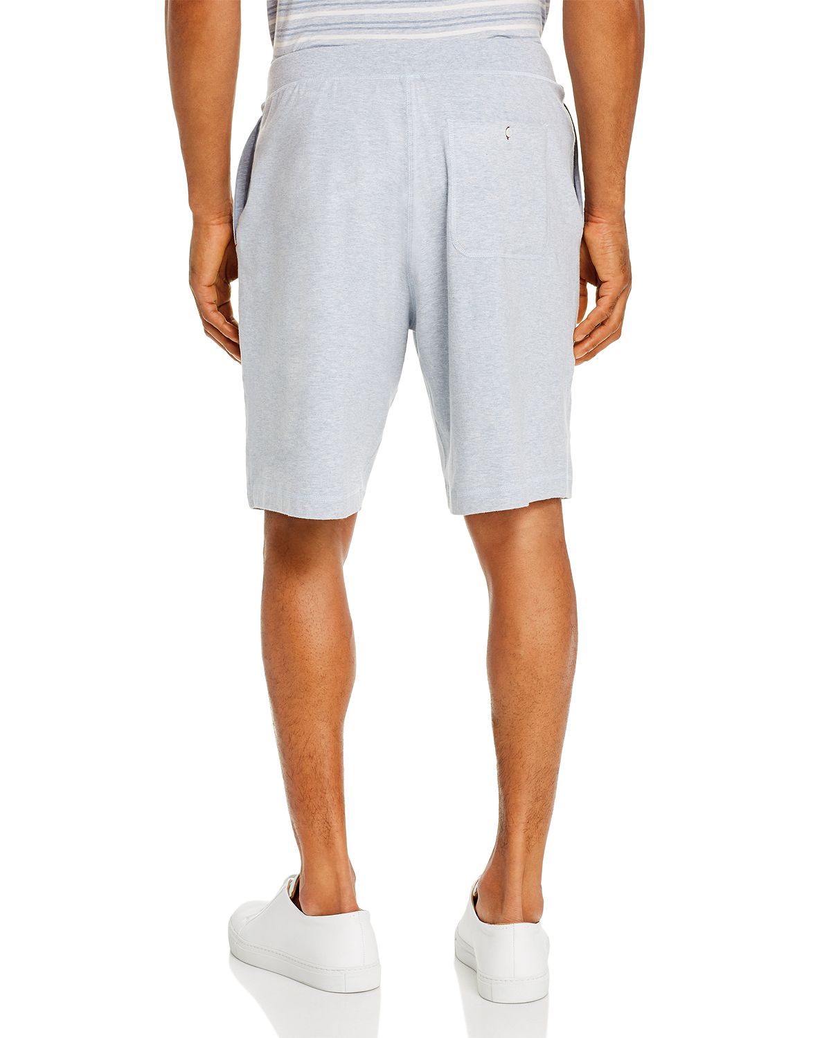 Daniel Buchler Drawstring Lounge Shorts Blue