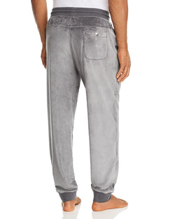 Daniel Buchler Velour Lounge Jogger Pants Gray thumbnail 2