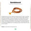 Dark Sandalwood/Matte-Black Onyx 50/50 Meditation Bracelet