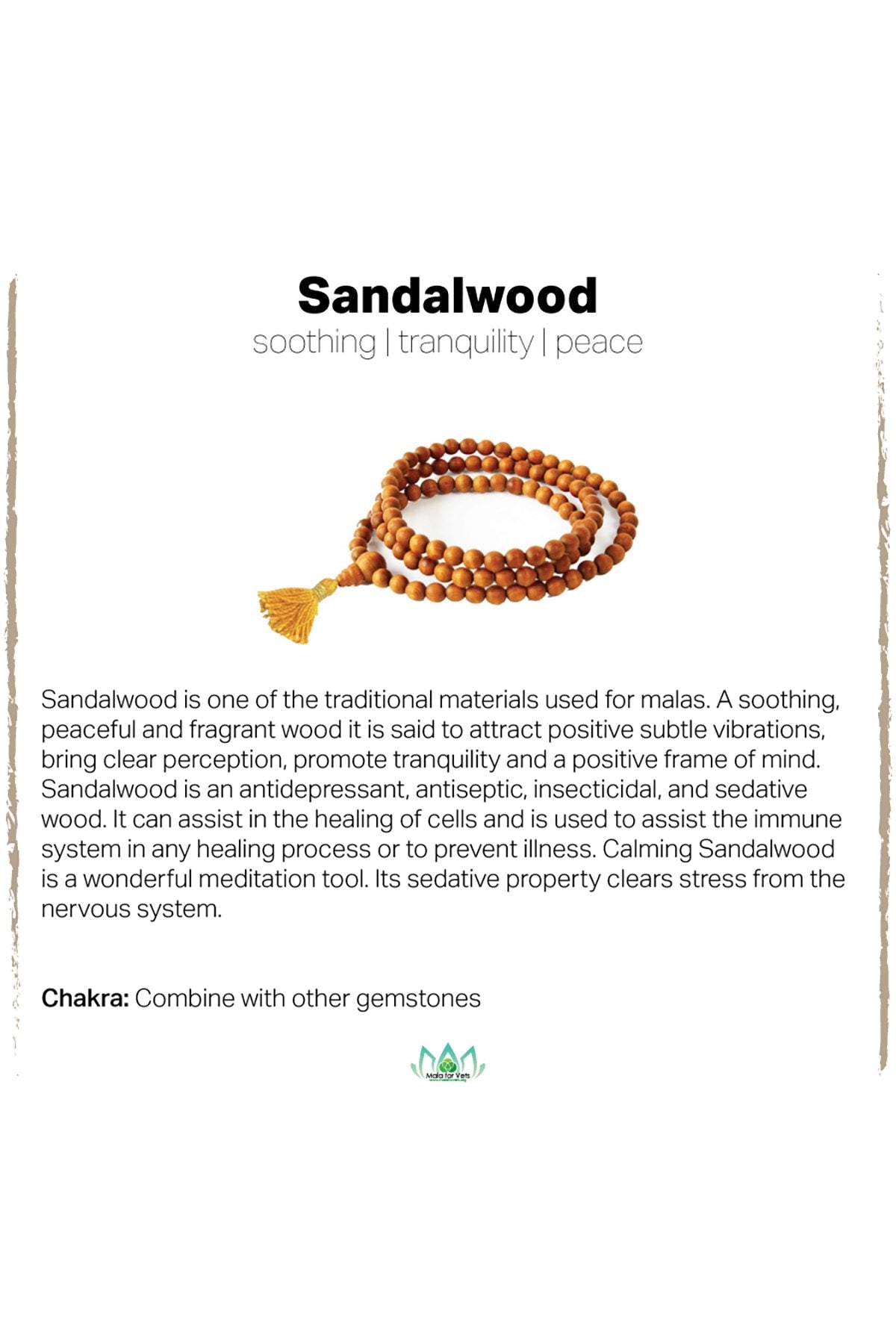 Dark Sandalwood/Matte-Black Onyx 50/50 Meditation Bracelet