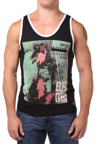 Datch Black All Rights Reserved Tank Top