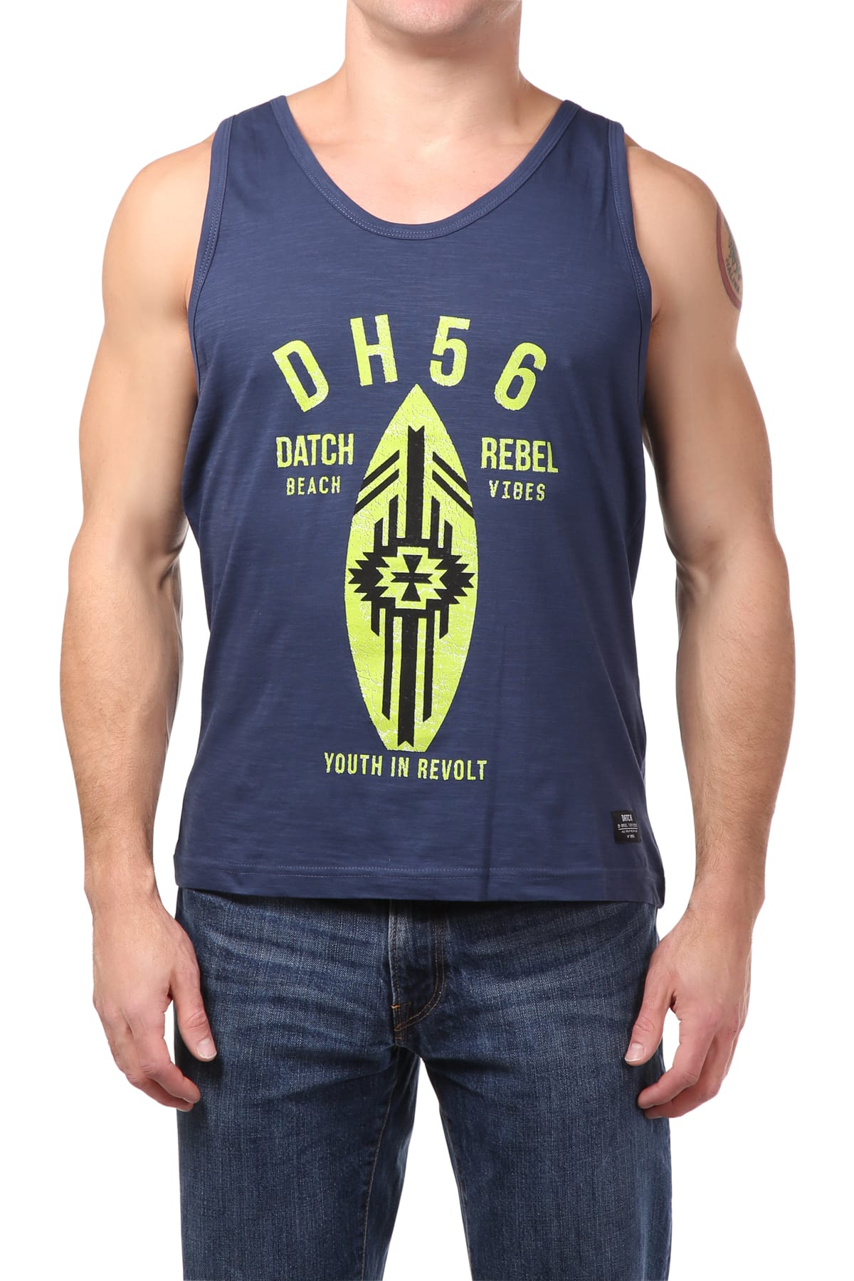 Datch Blue Youth In Revolt Tank Top