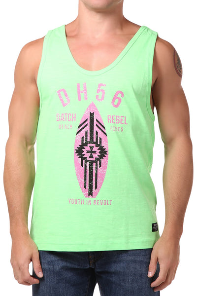 Datch Green Youth In Revolt Tank Top