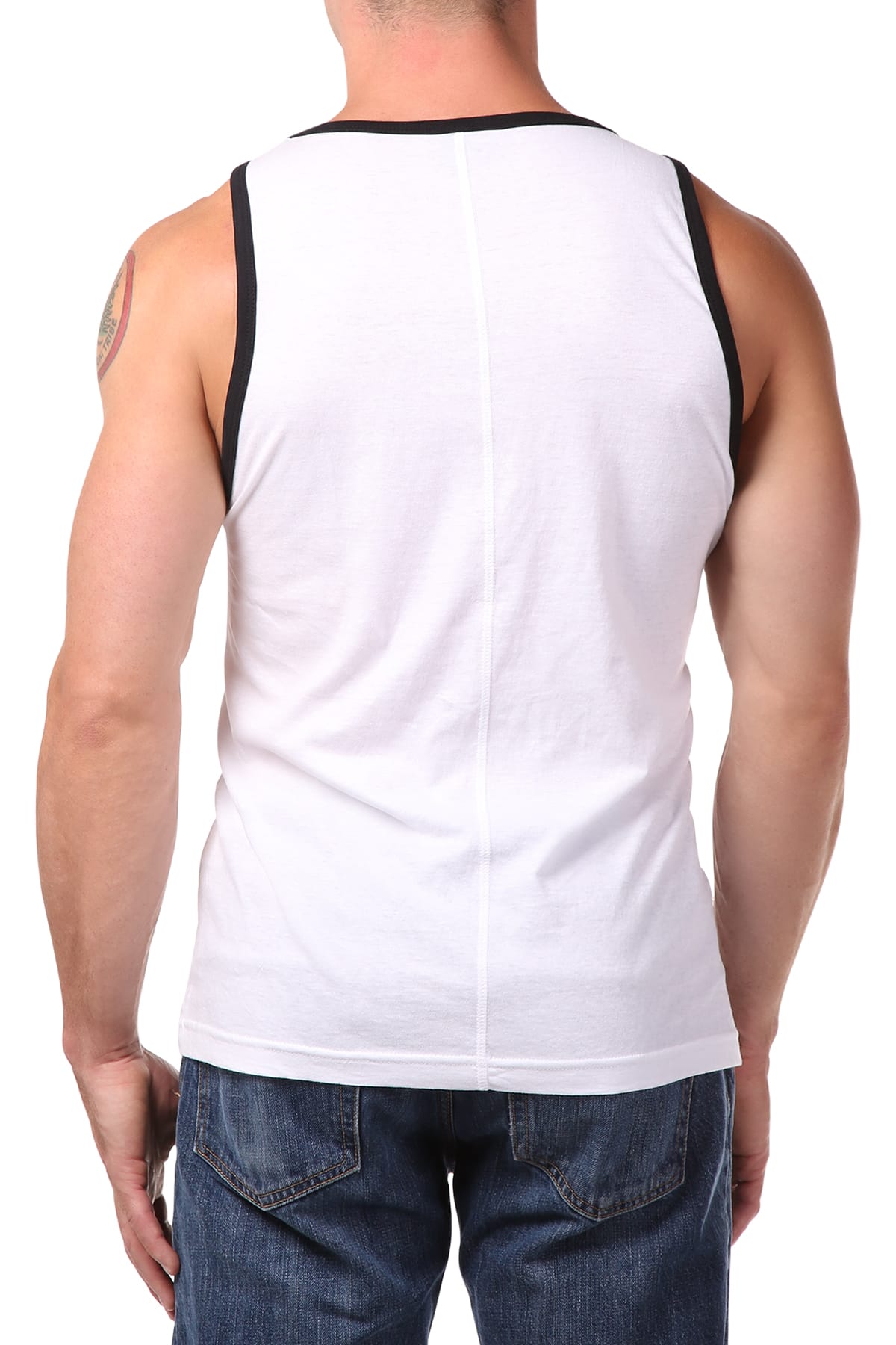 Datch White All Rights Reserved Tank Top