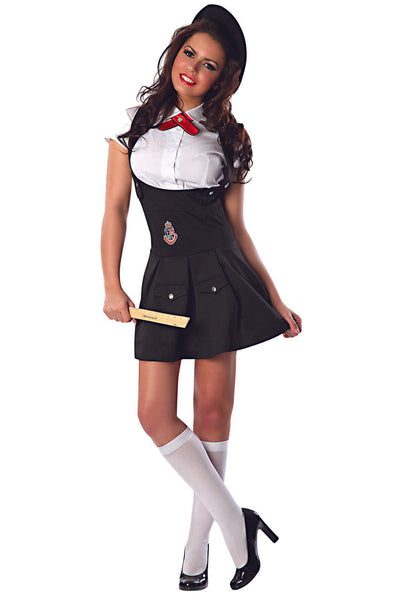 Delicious Sexywear I-See-France 4-Pc School-Girl Costume
