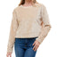 Derek Heart Juniors' Ribbed Faux-fur Top Cement