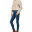 Derek Heart Juniors' Ribbed Faux-fur Top Cement