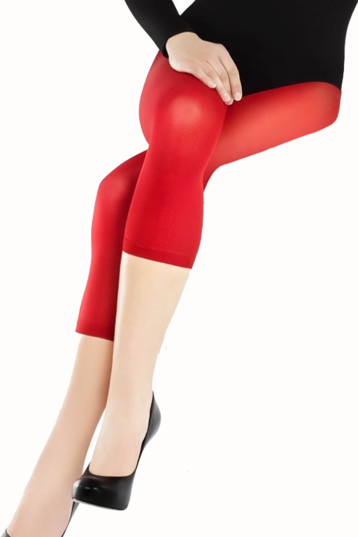 Desire Hosiery Red Sheer Footless Pantyhose