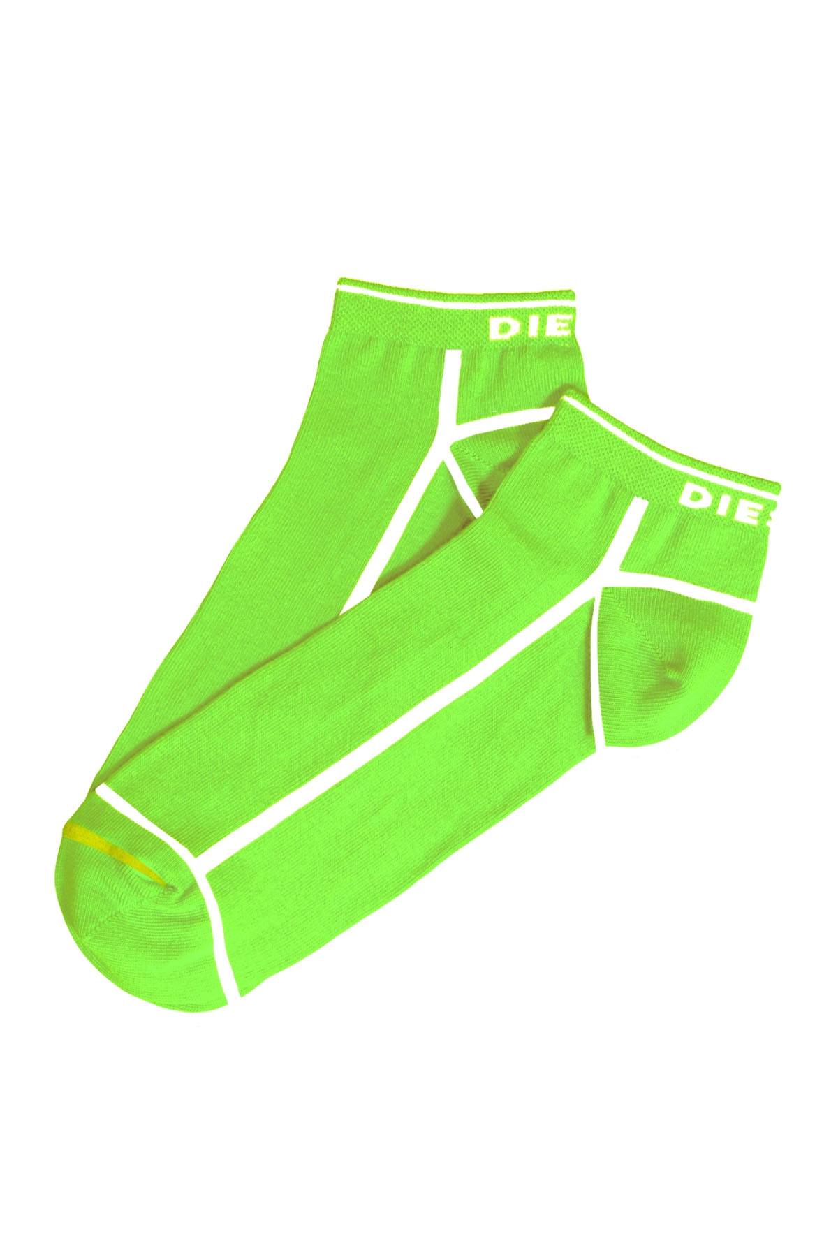 Diesel Green Low-Shot Socks