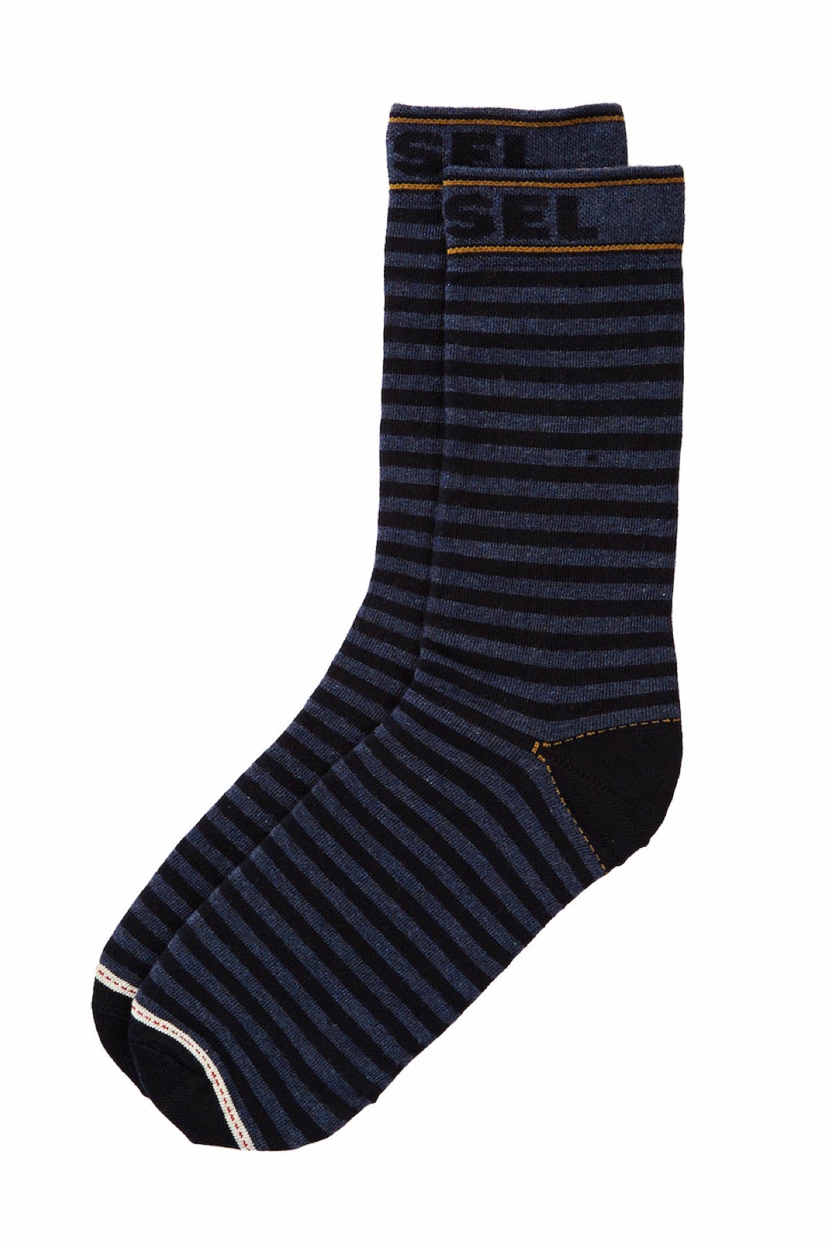 Diesel Navy & Black Stripe Ray Socks