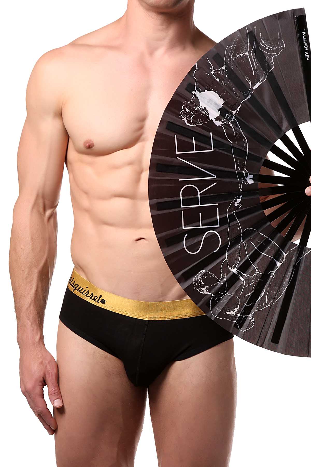 Dirt Squirrel Black Serve Fan