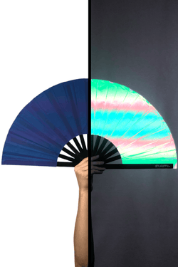 Dirt Squirrel Blue Reflective Fan thumbnail 1