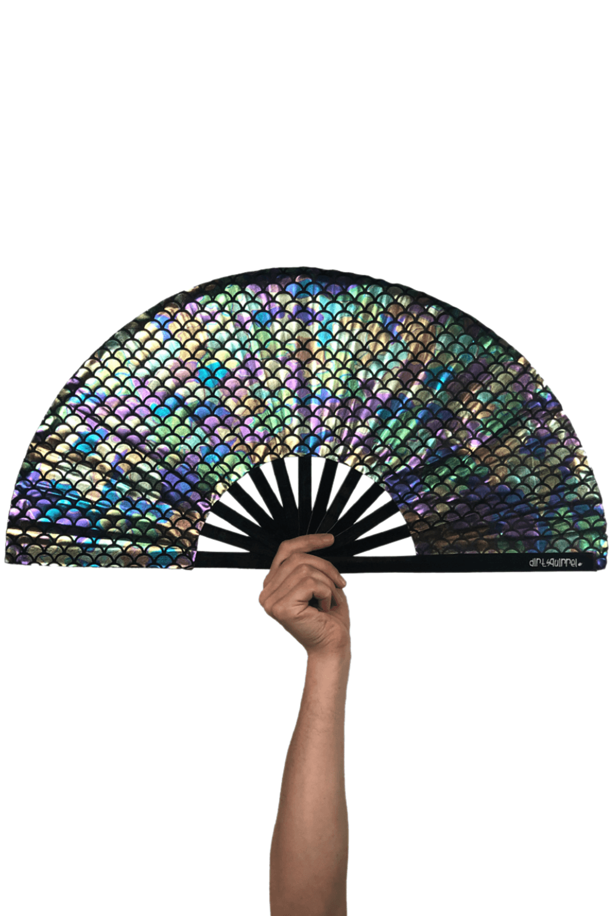 Dirt Squirrel Multi-Color Mermaid Fan