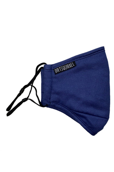 Dirt Squirrel Navy Face Mask