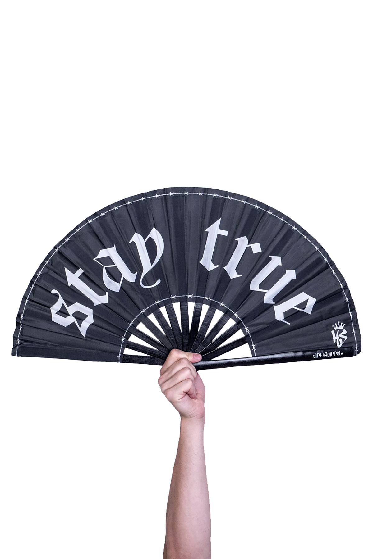 Dirt Squirrel Stay True Bamboo Snapping Fan