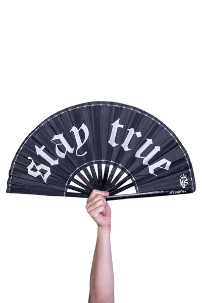 Dirt Squirrel Stay True Bamboo Snapping Fan