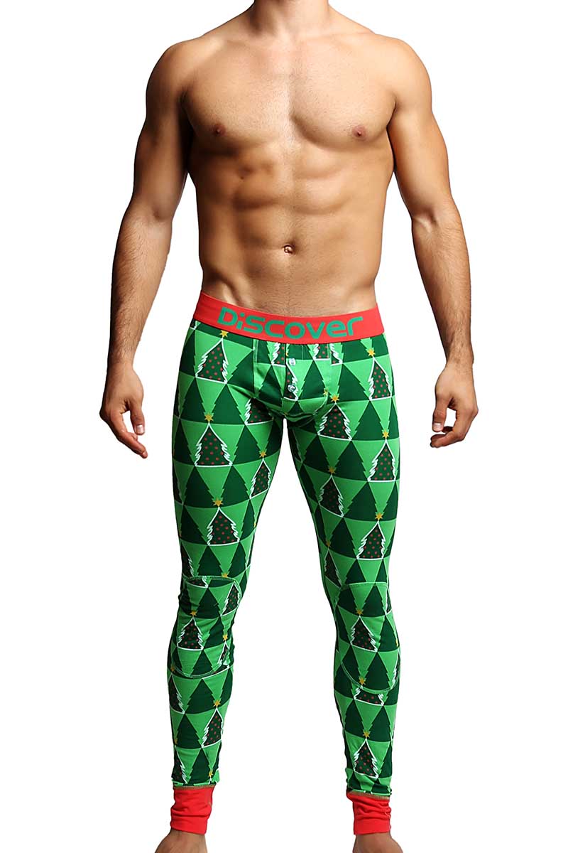 Discover Christmas Tree Long Underwear