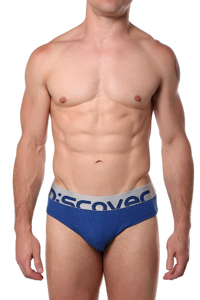 Discover Denim-Blue Silver Brief