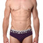 Discover Grape-Purple Silver Brief