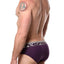 Discover Grape-Purple Silver Brief