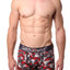 Discover Grey/Red Camo Military Boxer Brief