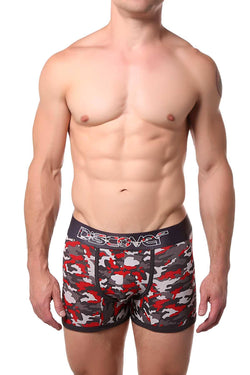 Discover Grey/Red Camo Military Boxer Brief thumbnail 1