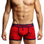Discover Red & Navy Christmas Boxer Trunk