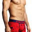 Discover Red & Navy Christmas Boxer Trunk