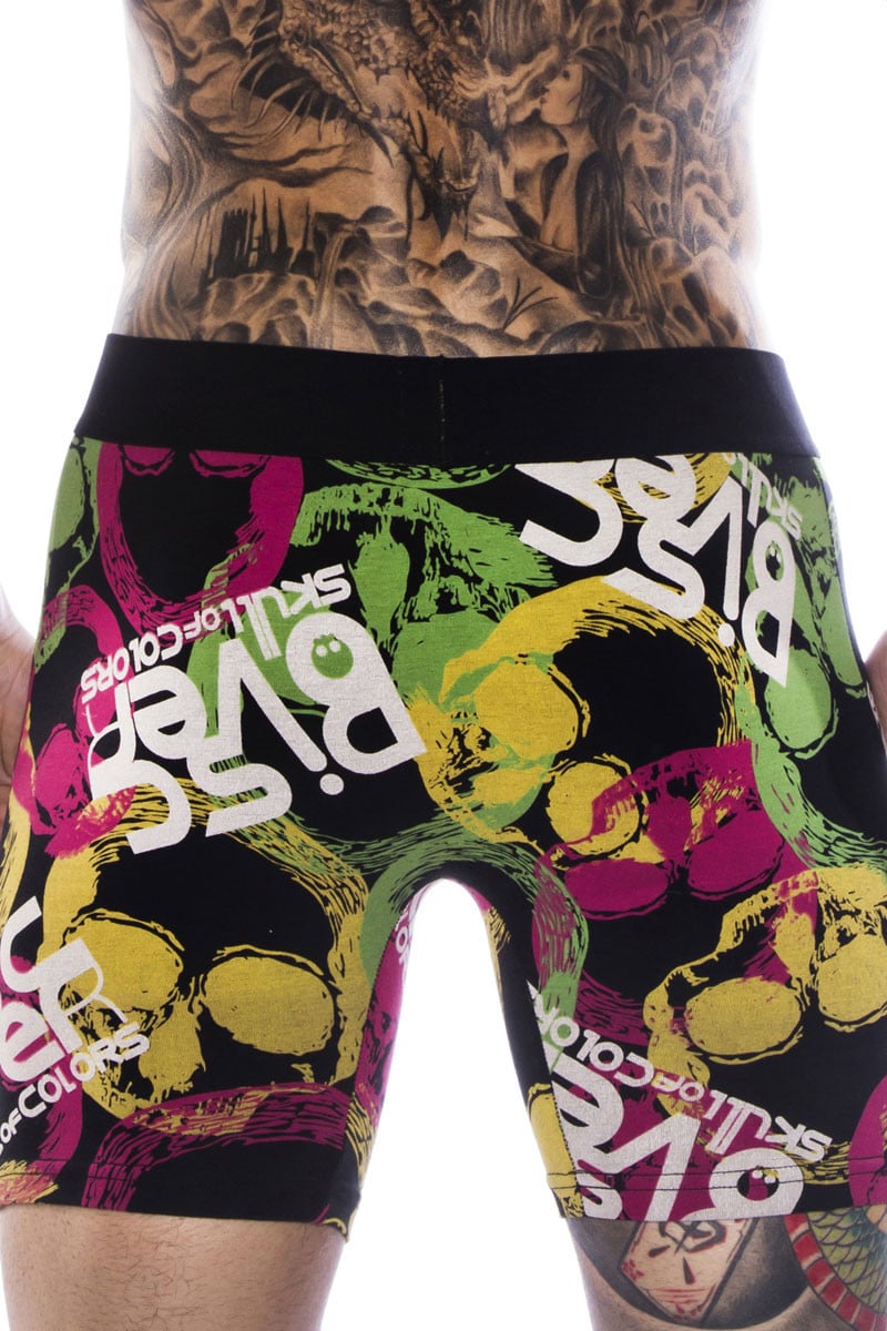 Discover Skull Multi-Colored Surf Boxer