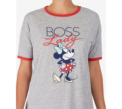 Disney Minnie Mouse Boss Lady Sleep Shirt Grey heather thumbnail 4