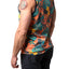 Distortion Bold Coral Hawaiian Print AOP Tank Top