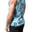 Distortion Capri Blue Tiger AOP Tank Top