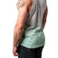 Distortion Jade/Lt.Grey Ombre Pocket Tank Top