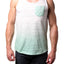 Distortion Jade/Lt.Grey Ombre Pocket Tank Top