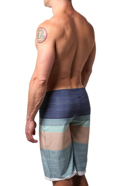 Distortion Salt Water/Sand Striped Boardshort thumbnail 3