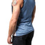 Distortion Vallarta Blue Front Cut/Sew Colorblock Tank Top