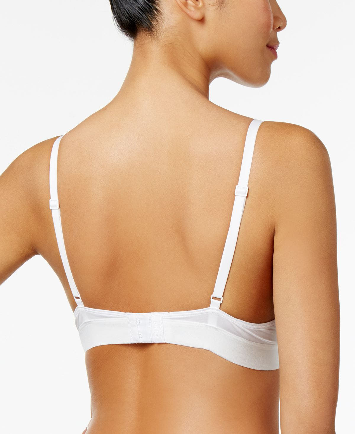 Dkny Custom Lift Push-up Bra Dk4013 Poplin White