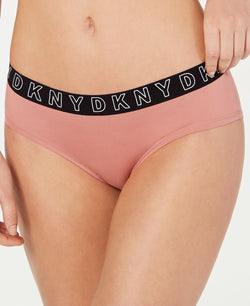 Dkny Logo Classic Boyshort Underwear Dk5005 Whisky Rose/Black/White thumbnail 1