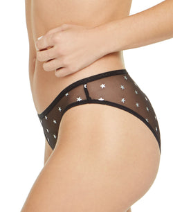 Dkny Logo Mesh Bikini Underwear Dk5086 Black Foil Stars thumbnail 3