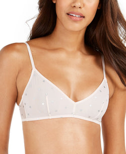 Dkny Logo Mesh Wire-free Bralette Dk4512 Blossom Foil Star thumbnail 1