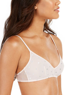 Dkny Logo Mesh Wire-free Bralette Dk4512 Blossom Foil Star thumbnail 3