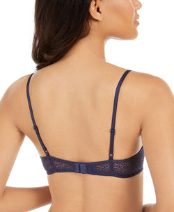 Dkny Modern Lace Sheer Demi Bra Dk4019 Blue thumbnail 3