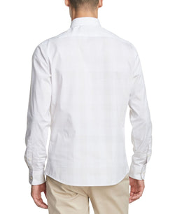 Dkny Performance Stretch Small Plaid Shirt Feather Grey thumbnail 2