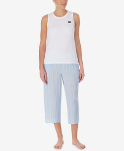 Dkny Tank Top & Capri Pants Pajama Set Peri Stp thumbnail 1
